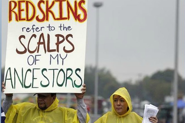 redskins protesters